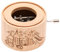 Spieluhr aus Bambus mit der Titelmelodie zu Drei Haselnüsse für Aschenbrödel - music box von Kurbelwerk green-line, Motiv-Edition, gerahmt