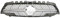 Auto Frontgrill Panamericana GT Diamantgrill CLA35 45 AMG Style Kühlergrill Für Benz CLA Coupé Limousine Shooting Brake W118 X118 C118 180 260 2019-2023 Kühlergrill(Diamond S WO H)