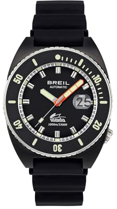 BREIL Herrenuhr, Kollektion Manta 100, automatisches Uhrwerk, wasserdicht bis 1000 m, Geschenkideen für Herren