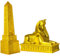 SOLUSTRE 1Satz Ägyptische Obelisk Statue Sphinx Figurine Für Home Handwerkskunst Teiliges Für Tischdekoration Und Geschenkidee Und Langlebig