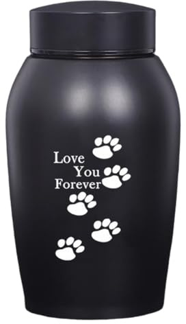 Koolenry Cat and Dog Pet Urn Souvenir Best Companion Pet Funeral Supplies Urn Pet Supplies B