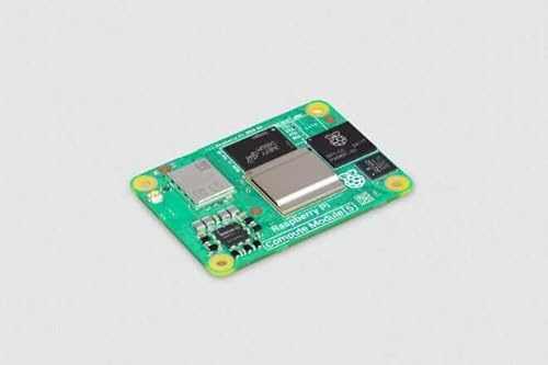 Raspberry Pi Compute Module 5, CM5108064, 8GB LPDDR4 RAM, 64GB eMMC, Quad-Core ARM Cortex-A76 2.4GHz, Wi-Fi, Bluetooth 5.0