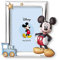 Valenti&Co_Cornice Portafoto Dipinto con Tecnica 3D_Argento_Mickey Mouse_Disney_13x18