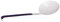 Karl 4812/B Krüger Husum 12 cm Schaumlöffel, Stahl, weiß mit blauem rand, 36,5 x 12 x 0,2 cm