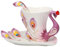 YBK Tech Lucky Cup Kreative 3D-Pfau-Tasse und Untertasse, 200 ml, Kaffeetasse (lila)