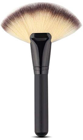 1pc Big Big Fan Top Brush Makeup Tools Fan Head Face Brush Contour Concealer Powder Blush Eyeshadow Nose Smudge Brush