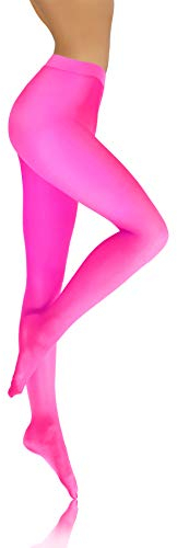 sesto senso Collant Donna Rosa in Microfibra Opaca 40 Den Rosa Fluo 4 L