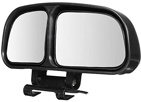 Toten Winkel Spiegel Blind Spot Square Mirror Auto Doppelkonvexspiegel Verstellbarer Spiegel für toten Winkel im Auto, Weitwinkel-Rückspiegel Auto, Auto Aussenspiegel Weitwinkel,Schwarz Rechts