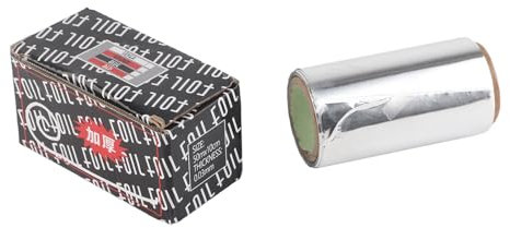 Hervorheben von Haar - Haarfolie Rolle, Aluminiumfolie Friseur, Haar Alufolie für Strähnchen, Folie für Küche, Kunst, Salon und Spa-Ausrüstung, Nägel