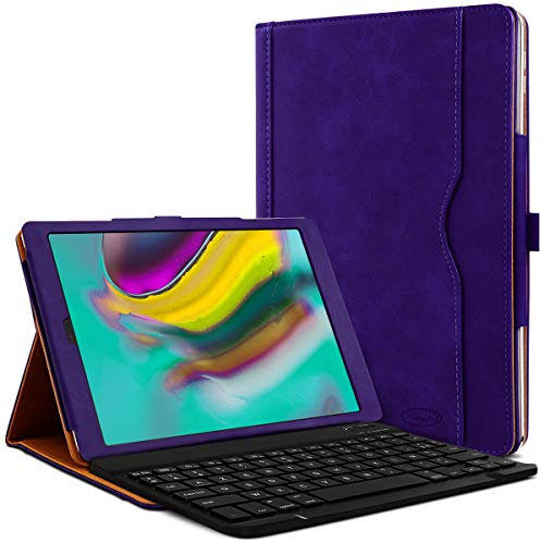 Clavier AZERTY + Étui de Protection Violet pour Samsung Galaxy Tab A8 (2022) 10.5