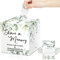Pajean 50 Pcs Greenery Share a Memory Cards for Collections of Life, Memory Cards Box Guest Card Ideas for Funeral Graduation Wedding Bridal Shower Birthday Anniversary Retirement (Classic Style)