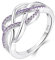 YL Keltischer Ring 925 Sterling Silber Februar Geburtsstein Amethyst Jubiläum Ewigkeit Unendlichkeit Keltischer Knotenring für Damen(Größe 58）