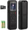72GB Digital Voice Activated Recorder: Portable Tape Recorder with Playback Audio Recording Device for Lectures Meetings, Small Dictaphone Sound Recorder with Line in | Password | Support TF Expansion