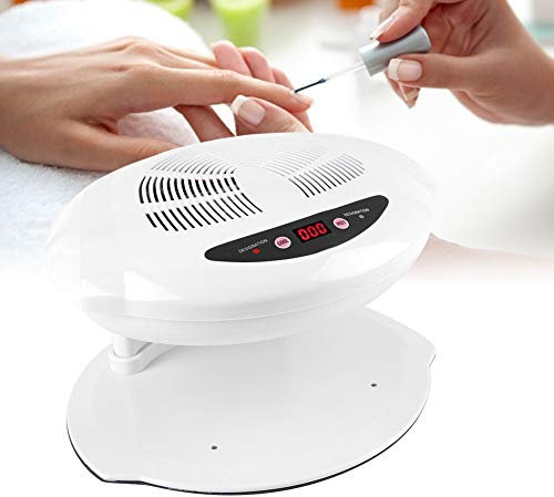 Ventilador de secado de polis de uñas, secador de uñas, secador de esmalte de uñas, secador de uñas de aire frío y caliente, ventilador de secado de polis de uñas cálido y frío, herramienta de manicur