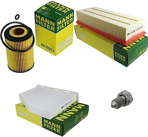 EISENFELS Filter Set Inspektionspaket erstellt mit MANN-FILTER Ölfilter HU 7020 z, Luftfilter C 35 154, Innenraumfilter CU 2939, Verschlussschraube