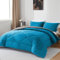 beeweed Bettdecke 135x200 Ganzjahresdecke Wende-Steppdecke 300 GSM 4 Jahreszeiten Bettdecke Duvet 135x200cm Weiche Mikrofaser Schlafdecke mit Kissenbezüge