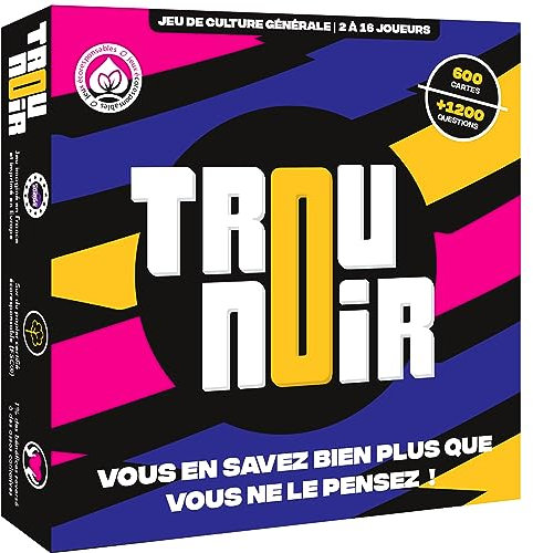 Trou Noir - Jeu de Societe - Jeu d'ambiance et de Stratégie - Quiz Culture Générale Entre Amis ou en Famille - Jeu de Société Adulte - Jeu de Cartes dès 14 Ans