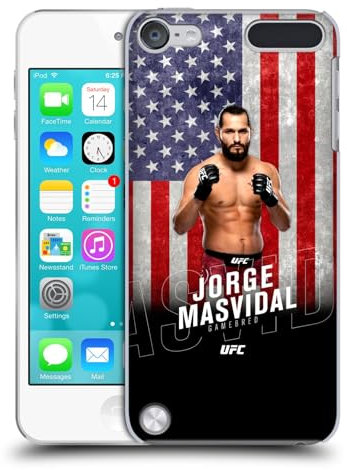 Head Case Designs Offizielle UFC Flagge Der US Jorge Masvidal Harte Rueckseiten Handyhülle Hülle Huelle kompatibel mit Apple iPod Touch 5G 5th Gen
