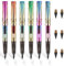 RNHDLY Ewiger Bleistift, 6 Stück Tintenlose Bleistifte Ewig, Unendlicher Bleistift, Ewiger Bleistift mit Radiergummi, Austauschbarem Ewiger Bleistift mit 6 Ersatzköpfe Ersatzminen, Schillernde Farben