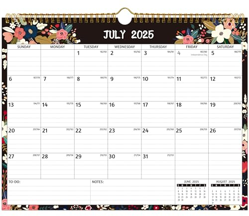 Wandkalender 2024-25 2 Jahr mittel Blumen