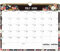 Wandkalender 2024-25 2 Jahr mittel Blumen