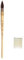 Raphael Serie 803 Aquarelle Pinceau, Petit Gris Pur monté sur Plume Nr. 0 + 1 Savon
