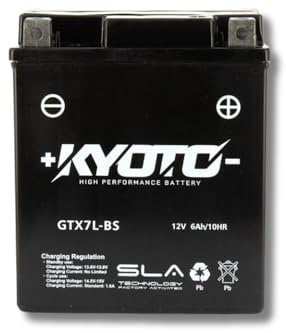 DB parts batterie compatible avec KAWASAKI 650 ER6N A (ER650AAA) 2005 2006 2007 2008 2009 2010 2011 GTX12-BS-SLA
