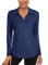 Workout Tops for Women UK, Ladies Golf Polo Shirts Womens Long Sleeve Running Zip Up Sports Tee Ladies Cycling Horse Riding Walking Moisture Wricking Gym Tops Womens Golf Polo Shirts Navy