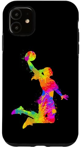 Basketballerin Basketball Mädchen Damen Kinder Hülle für iPhone 11