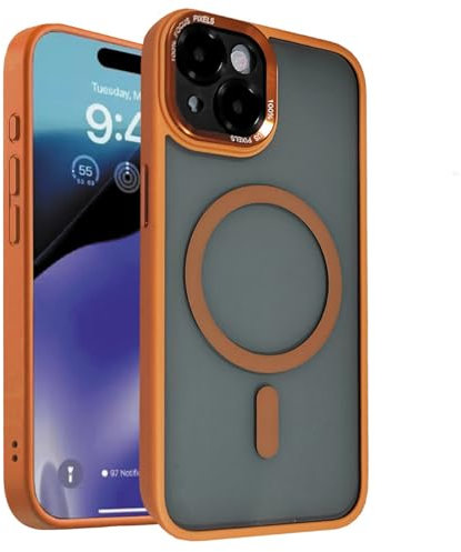 SNZ Magnetic Case for iPhone 15 Plus Mobile Phone Case Compatible with MagSafe, iPhone 15 Plus Case, Shockproof, Scratch-Resistant, Protective Cover, Yellowing-Resistant, Standard Mobile Phone Cases,