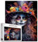 Tucocoo 1000 Piece Jigsaw Puzzles for Adults Halloween Woman Painting Jigsaw Puzzle Pumpkin Skull Hat Girl 1000 Pieces Puzzles for Challenging Family Activity Game DIY Puzzle Wall Decor Gifts