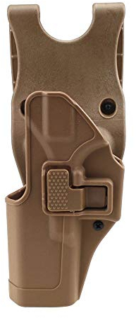 ANSNOW Taktisches Glock-Holster Militärisches Verdecktes Paddel-Hüftgürtelholster Für Die Linke Hand Für Glock 17 19 22 23 31 (2 Farben Optional)/Khaki
