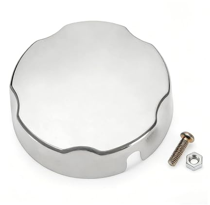 BRIOTA Pop-Up Badewannen-Bedienknopf, Drehgriff Badewanne, Badewannenknopf mit Schrauben für Badezimmer (Silber)