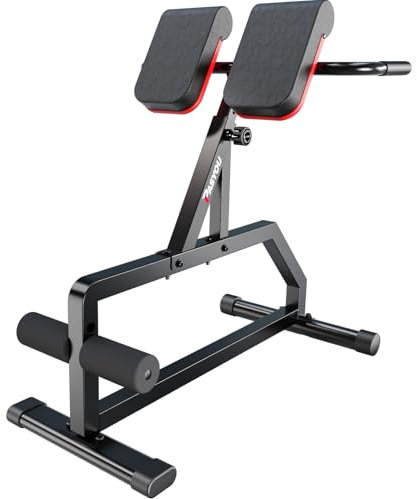 PASYOU Rückentrainer Römischer Stuhl, Rückenstrecker Hyperextension verstellbar Sit-Up-Gymnastikbank Zuhause und Fitness Höhe und Rückenlehne Training für Gesäß Oberschenkelmuskulatur und Bauchmuskeln