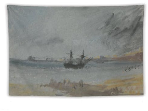 Joseph Mallord William JMW Turner Prints Gemälde (95) Wandteppich, ästhetische Malerei, Schlafzimmer, Wandteppich, Wohnzimmer, dekorativ, 101,6 x 152,4 cm
