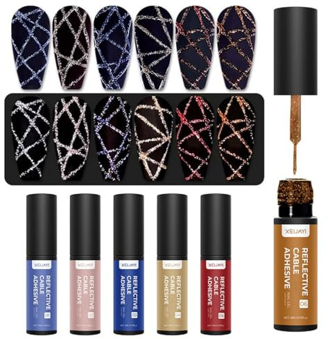 GZSYY Liner Nail Art UV Nagellack Set 6PCS - Painted Gel Polish Glitzer für Nägel - Farben für Nägel