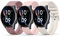 Meliya Correas 22mm para Amazfit GTR 3/3 Pro/GTR 2e/2/4/Amazfit GTR 47mm/Amazfit Stratos 2/3/Pace/Zepp Z/Correas Xiaomi Mi Watch Mujer Hombre,3Piezas Pulsera Silicona(Starlight/Rosa/Púrpura)