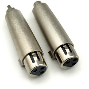 Qczhiwen RCA to XLR Adapter, RCA Male to XLR Female Adapter and RCA Female to XLR Female Adapter, RCA to XLR Connector