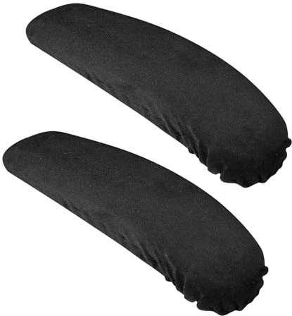 QfwdfcTrenz 1 Paar 1 Paar Armlehnen Bezüge für Stühle Arm Armlehne Abdeckungen Elastisches Nylon Relieves für Armlehnen weiche Armlehnenkissen für Zuhause Büro Elbow Discomfort (Schwarze)