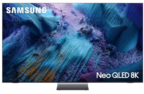 Samsung TV 85 Pulgadas Neo QLED QN990F 8K Mini LED, Smart TV con Vision AI, conexión sin Cables, Pantalla sin Reflejos Glare Free y hasta 240Hz