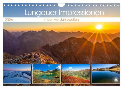 Lungauer Impressionen (Wandkalender 2026 DIN A4 quer), CALVENDO Monatskalender: Beeindruckende Schauplätze aus dem Lungau in den vier Jahreszeiten (CALVENDO Orte)