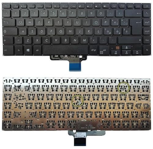 Tastiera per Notebook Asus VivoBook 15, S510U, X510U, K510U, F510U, S501U, R520U, S5100U, U5100U Serie, 0KNB04626IT00, AEXKGI01010, 9Z.NDXBQ.40E (Lingua Italiana)