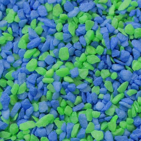 Hanicks Aquarium Gravel & Sand Substrate for Fish Tanks - Natural Stones, 3-5mm, Perfect for Plant Growth (15 kg, Sea Scape Mix)