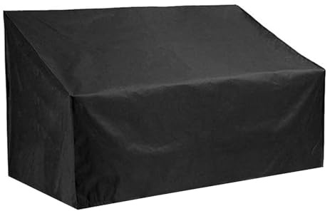 Schutzhülle Für Gartenbank 134 X 66 X 89 Cm 2 Sitzer Bank Abdeckung Wasserdichtes 210D Oxford Stoff Gewebe Atmungsaktiv Gartenmöbel Sitzbankhülle Abdeckung Für Terrassensitze Wasserdichte Sofaabdeckun