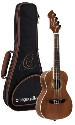 Ortega Guitars Konzert Ukulele Akustisch – Horizon Series – Inklusive Gigbag – Walnuss, Natur (RUWN)