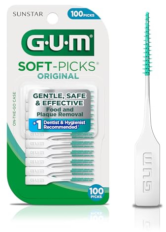 GUM - 6326RA Soft-Picks Lot de 100 cure-dents originaux