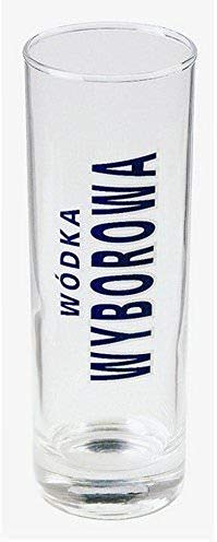 Wyborowa Lots de 6 Verres Tube Vodka