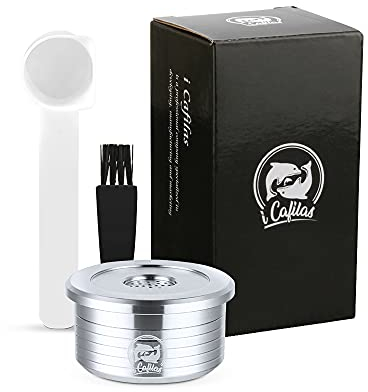 capsules de café réutilisable Compatible Lavazza, Lavazza espresso capsules en acier inoxydable, Capsule Rechargeable Compatible Lavazza (Only Capsule)