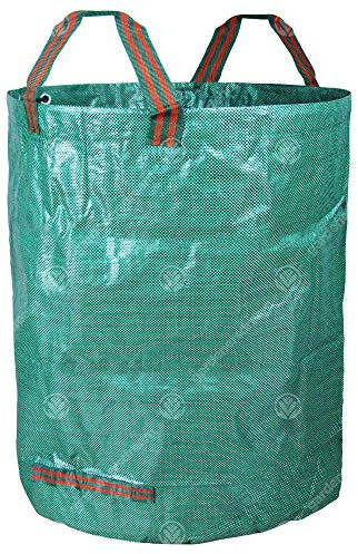 GardenersDream 1 x Round Garden Waste Bag - Large Professional Heavy Duty Reinforced Refuse Storage Sack (1 x 100L)