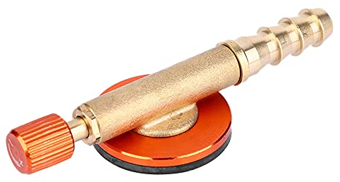 Ventilkappen, Universal Outdoor Camping Bike Gas Nachfüll Adapter Sicherheit Herd Bike Ventil Konverter Luftpumpe Adapter(rot)